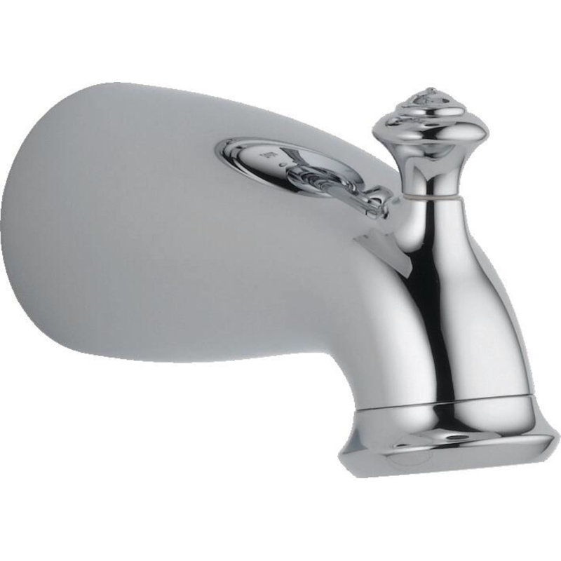 Leland Wall Mounted Tub Spout Trim with Diverter, Chrome