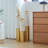 Decorative Metal Vase Set Of 3 With Geometric Hexagonal Texture, Gold And White Finish, Floor-Height Variants For Stylish, Stable Home Decor Accent.