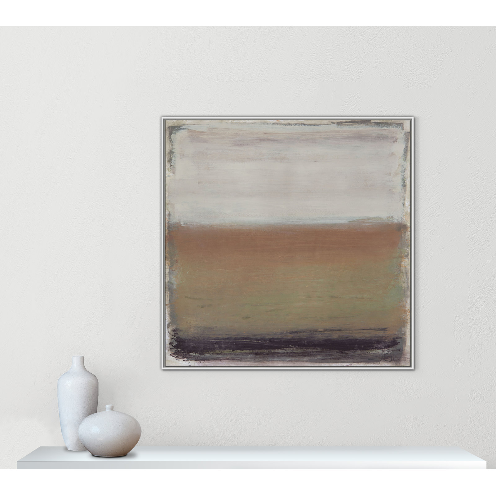 Arizona Print by , 46.5" H x 46.5" W, White