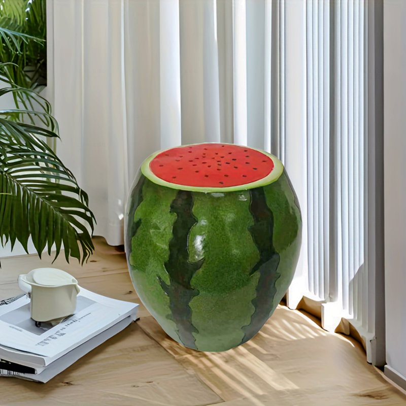 Tabouret à fruits, tabouret en résine surdimensionné, table d'appoint, décorations d'intérieur pour jardin, meubles de jardin innovants et polyvalents