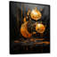 «Black and Gold Spiral Graffiti V» - Collages abstraits, art mural-1756212444-1789411095