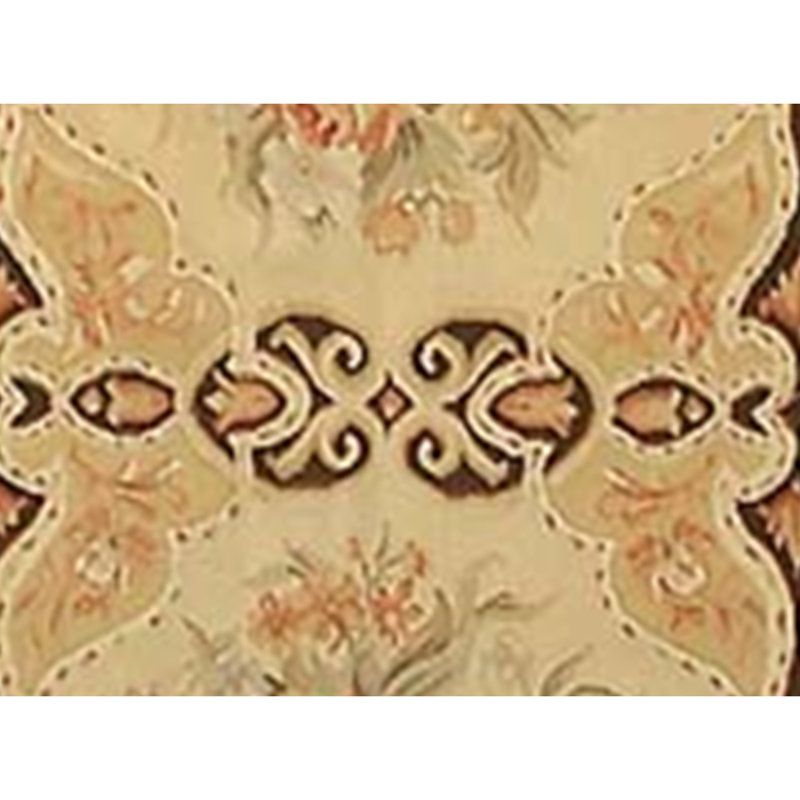 Wool Oriental Area Rug, Square 14'