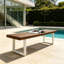 Banc de patio en bois d'acacia-129028194