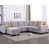 Light Gray Polyester Blend selected