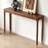 Chinese-style simple brown console table-37947724
