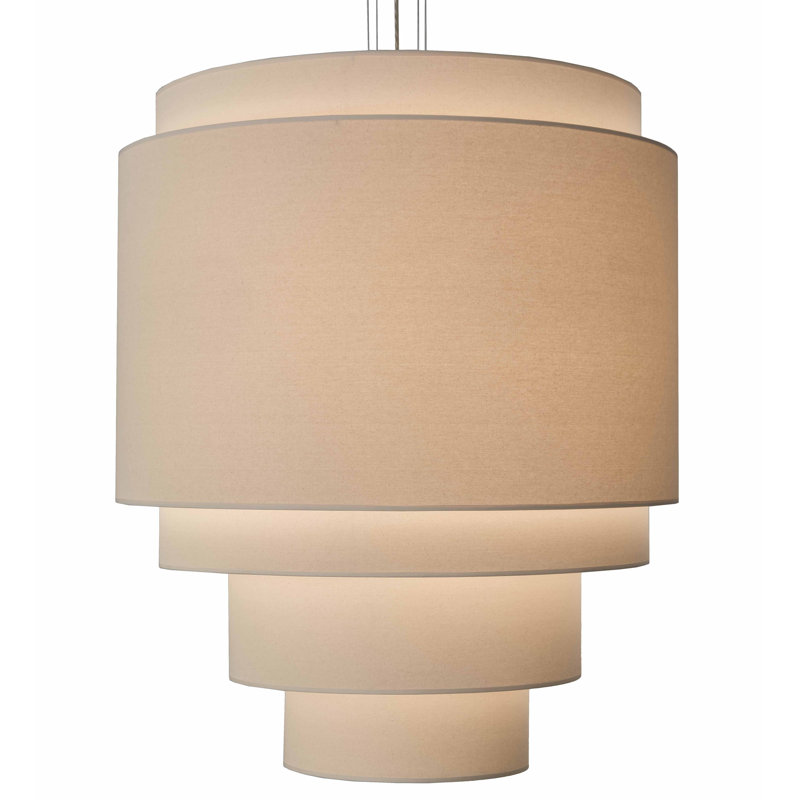 Cilindro 4 - Light Dimmable Tiered Chandelier