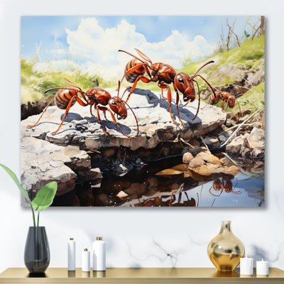 «Ant Tiny Explorers I», reproduction d'art sur toile