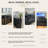 94.4" Elegant 8-Door Glass Display Sideboard with 16 Shelves and Anti-Tip Kit-988147884