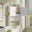 Armoire de rangement pour salle de bain avec barre à serviettes