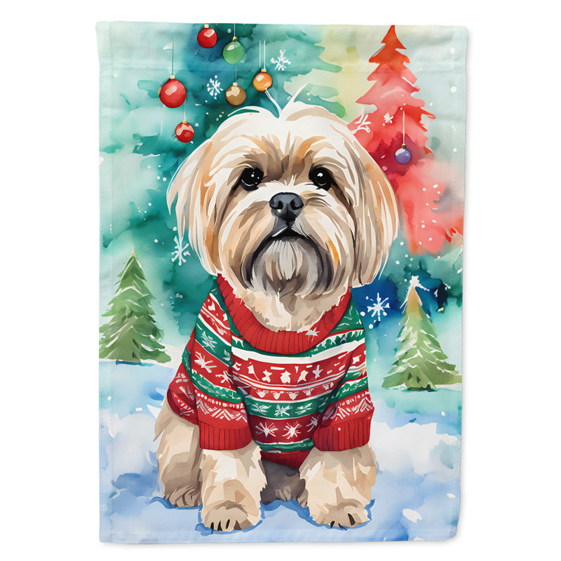 Double Sided Polyester Christmas, 40" H x 28" W
