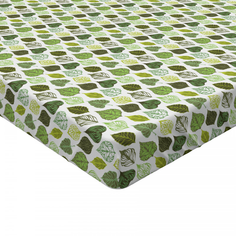 Microfiber Floral Fitted Sheet, Queen Fitted Sheet