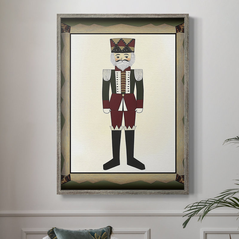 Christmas Holiday Art CXII Framed Print - Solid Wood, 21" H x 17" W