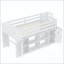 Lit mezzanine simple simple avec tablettes, tête de lit et escalier-1839989011