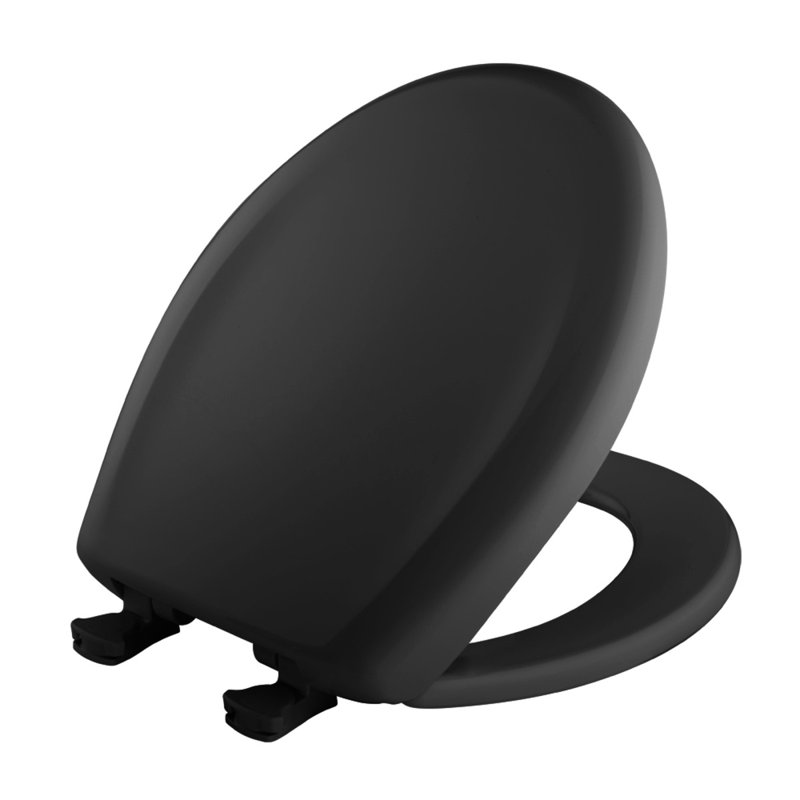 Siège de toilette rond, Noir