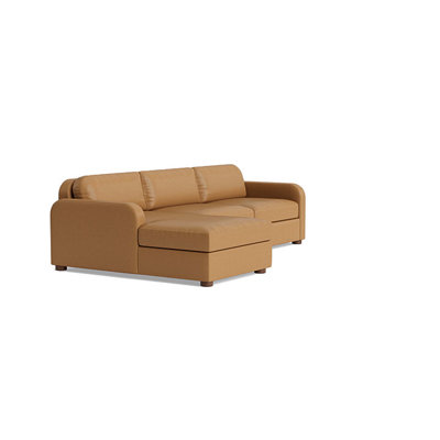 Archie Leather Sofa with Chaise (105")