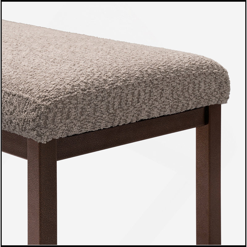 Banc rembourré Modern , Gris