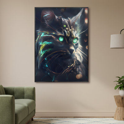 Single Picture Frame LED Illuminated Wall Art Wall Art on Glass / Aluminium