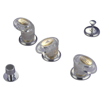 Triple Triple Handle Vertical Spray Bidet Faucet