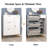 Shoe Storage Cabinet, Free Standing Shoe Organizer with 3 Flip Drawers and Side Cabinet-434962788