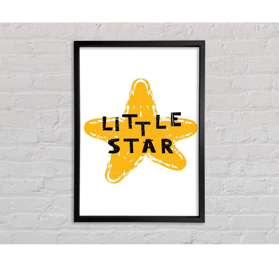 Little Star - Einzelner Bilderrahmen Kunstdrucke auf Leinwand