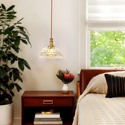 Luminaire suspendu en verre