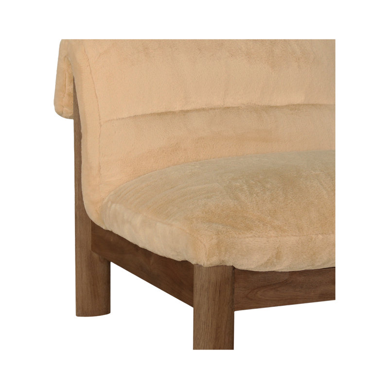 Pierce Accent Slipper Chair, Brown