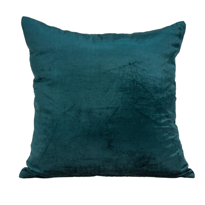 Housse et insert de coussin Topaz, Polyester / Bourre en polyester, Bleu sarcelle, 20 po x 20 po