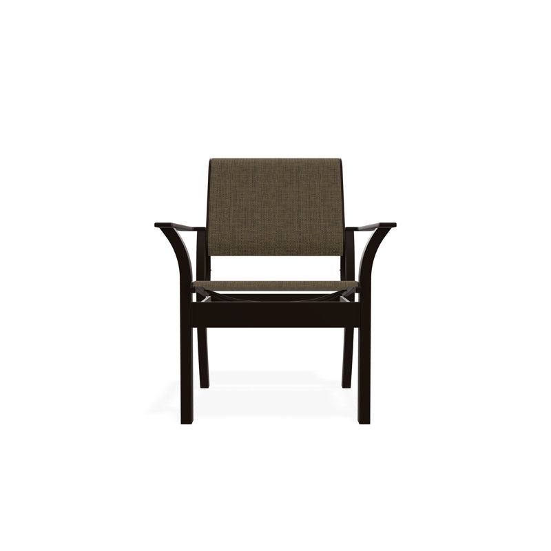 Leeward Outdoor Dining Chair, Beacon Taupe Sunbrella®, Kona