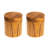 Wood Canister - Set of 2-71082301