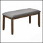 Ensemble de table de salle à manger élégant en bois 6 pièces avec 4 chaises et un banc, design moderne pour des réunions de famille confortables et des expériences culinaires élégantes