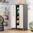 Canalou 71" H x 31" W x 16" D Double Rolling Storage Cabinet with Lockable doors-109457229