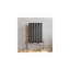 iBathUK Princia Horizontal Single Oval Panel Radiator Angled Valve-1326598241-1326598245