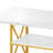 47" Modern Rectangular Dining Table, Dining Room Table, Multifunction Table  with Double Layer Shelves-1498228411-1498228408