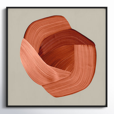 Crema - Floater Frame Painting Print on Canvas