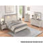 Lit à panneaux Roundhill Ken Furniture Walcott Touch, fini taupe vieilli-403302851
