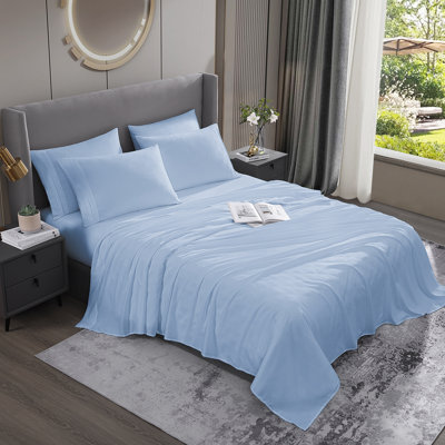 Ensemble de literie pour grand lit en microfibre à séchage rapide Six pièces