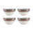 Mikasa Bailey 16-Piece Stoneware Dinnerware Set, Service for 4