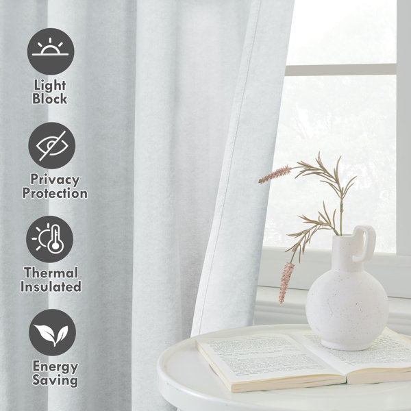 DriftAway 100% Blackout Curtain Liners for Bedroom Noice Reducing ...