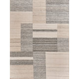 Scandinavian Wool Geometric Area Rug