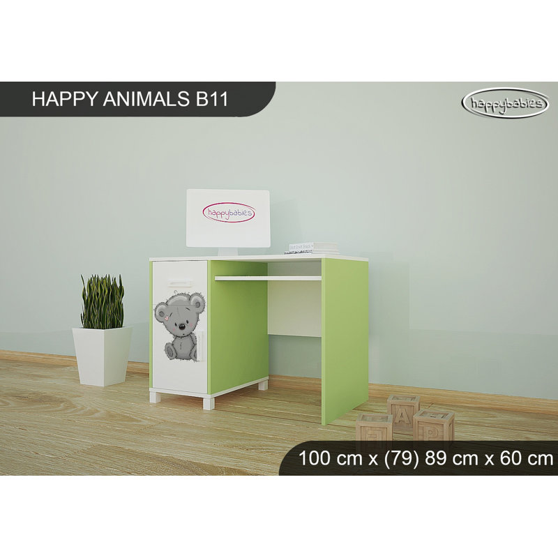 100cm Writing Desk, Green