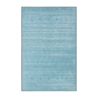 Tapis de zone bleu contemporain