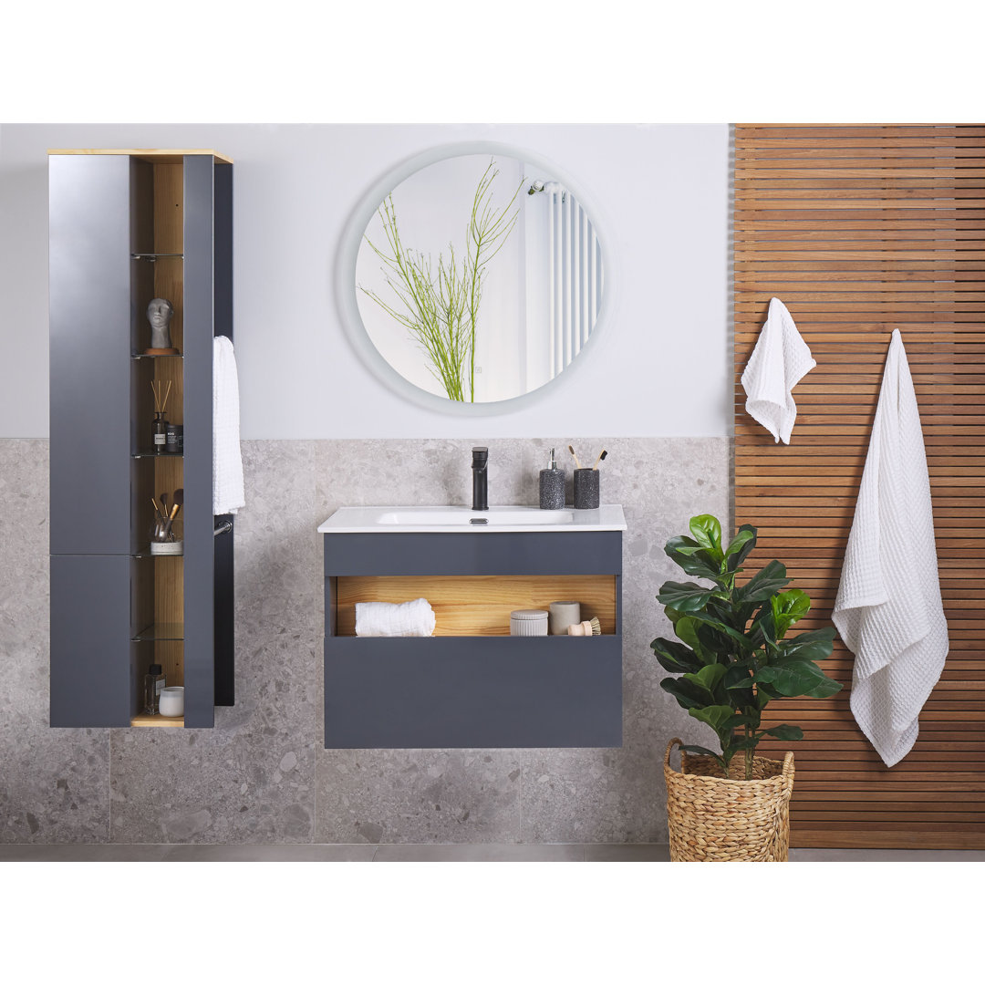 Eyitayo 820mm Wall Hung Single Vanity Unit