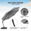 Parasol en porte-à-faux Ebonique avec base incluse-25352621-5280662-45222865