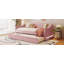Lit de jour rembourré en molleton avec lumière et couchette Teddy-40989818-40989812