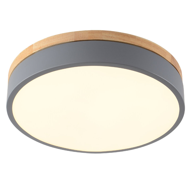 Darniece LED Flush Mount, Gray