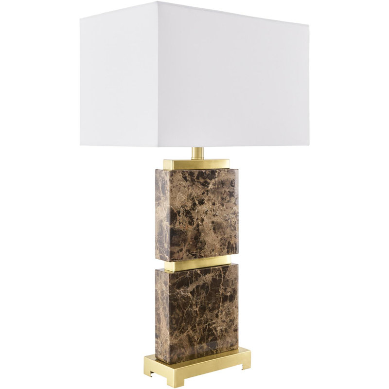 Lampe de table Servet, Brun