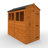 TigerFlex® Modular Buildings 4 ft. W x 8 ft. D Solid Wood Tongue & Groove Apex Tool Shed