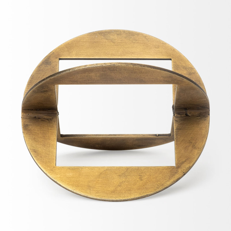 68664 -Cusco Ii (Large), 5.5" H x 5" W x 5" D, Gold