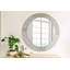 Huldar Glass Flat Wall Mirror