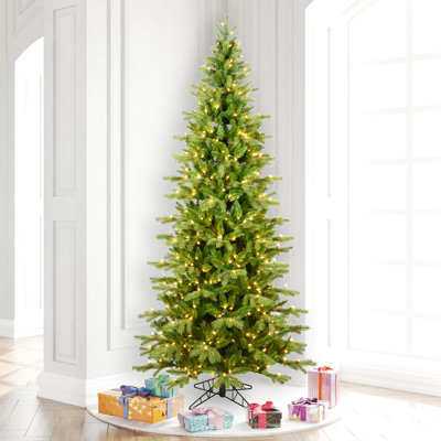 Balsam Spruce Slim Artificial Christmas Tree with 3MM Lights